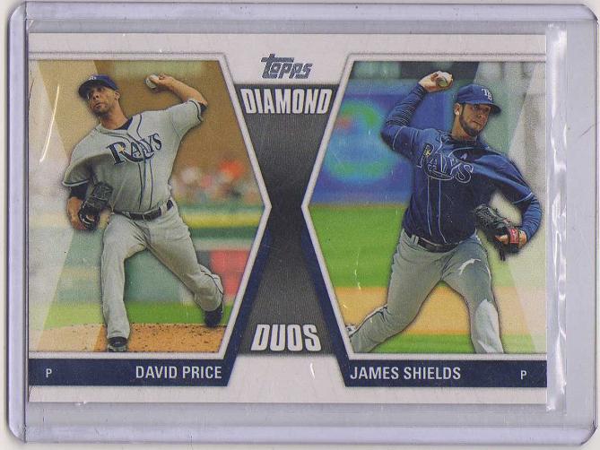 2011 Topps Update Diamond Duos David Price  Card #DD21 - Tampa Bay Rays